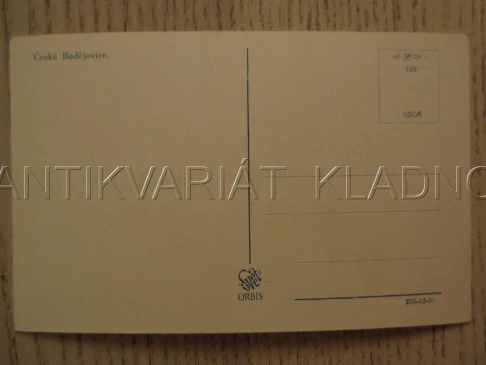 ČESKÉ BUDĚJOVICE, KLÁŠTER, OKRES ČESKÉ BUDĚJOVICE, POHLEDNICE 1232