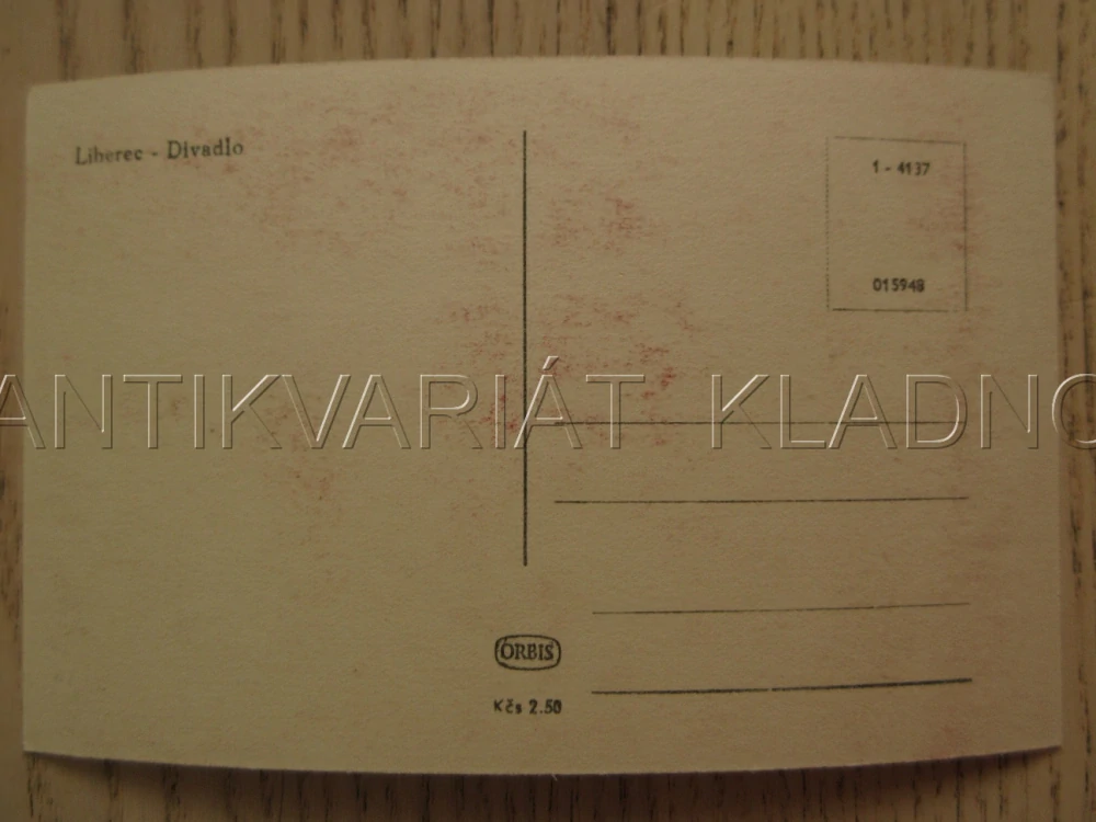 LIBEREC, DIVADLO, AUTOMOBIL, OKRES LIBEREC, POHLEDNICE 1237
