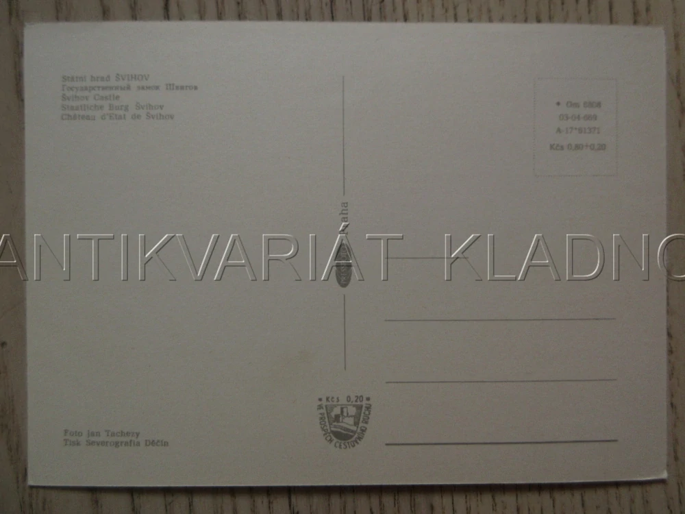 STÁTNÍ HRAD ŠVIHOV, OKRES KLATOVY, POHLEDNICE 1280