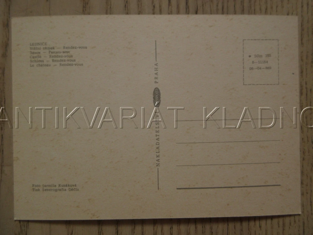 LEDNICE - STÁTNÍ ZÁMEK, RENDEZ-VOUS, OKRES BŘECLAV, POHLEDNICE 1300