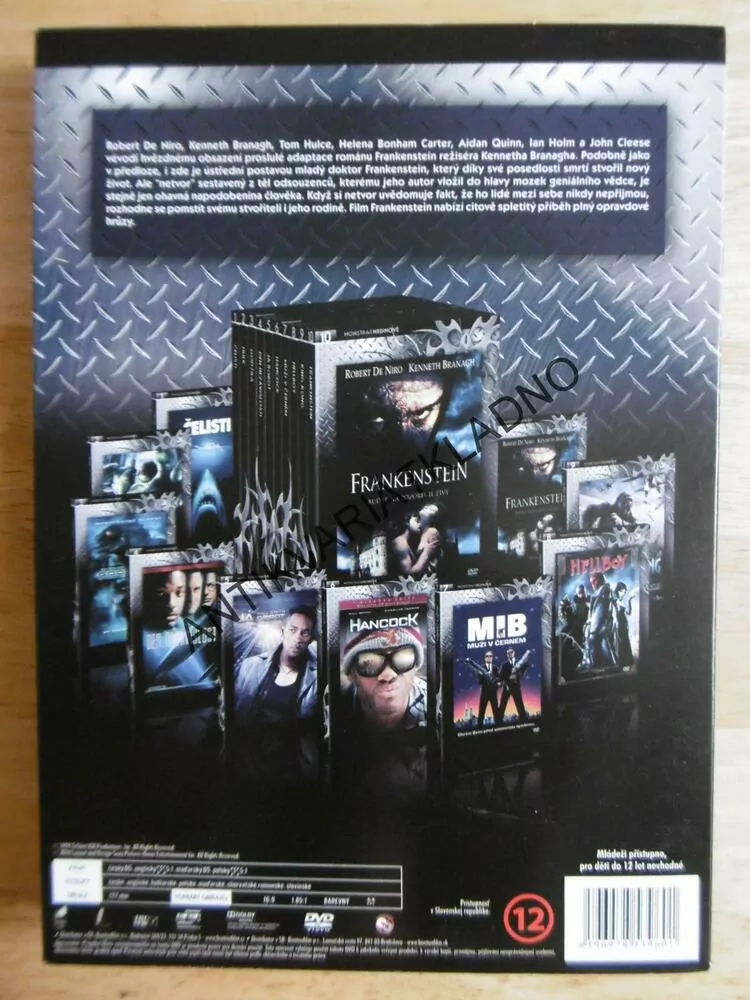 FRANKENSTEIN, DVD FILM