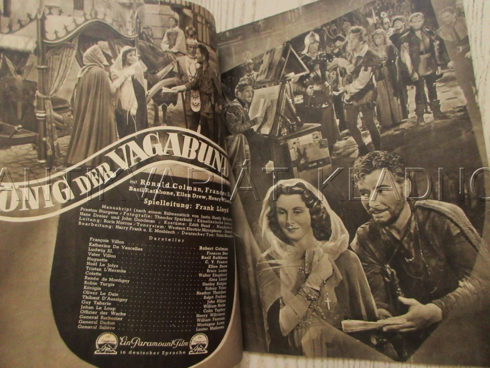 KDYBYCH BYL KRÁLEM, R. COLMAN, F. DEE, B. RATHBONE, FILM USA, FILM KURIER VBŠ Č. 2920