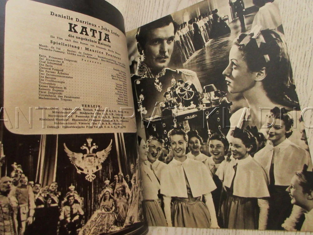 KAŤA. DÉMON CARA ALEXANDRA, D. DARRIEUX, J. LODER, AIMOS, FILM FR, FILM KURIER VBŠ Č. 2928