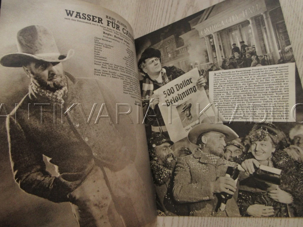 WASSER FÜR CANITOGA, H. ALBERS, CH. SUSA, H. SESSAK, FILM NĚM. ŘÍŠE, FILM KURIER VBŠ Č. 2933
