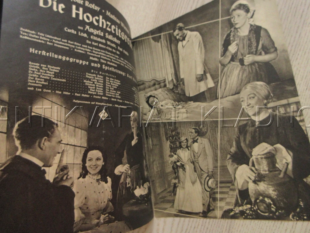DIE HOCHZEITSREISE, A. SALLOKER, M. WIEMAN, F. HONNA, FILM NĚM. ŘÍŠE, FILM KURIER VBŠ Č. 2941