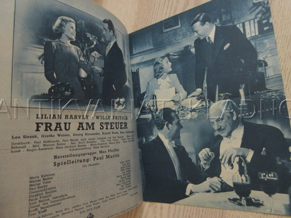 FRAUM AM STEUER, L. HARVEY, L. SPIRA, L. SLEZAK, FILM NĚM. ŘÍŠE, FILM KURIER VBŠ Č. 2952