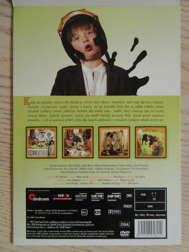 KAŇKA DO POHÁDKY, BLÁZNIVÁ POHÁDKA O KOUZELNÉ KAŇCE JOSEFA LADY, DVD FILM ČR