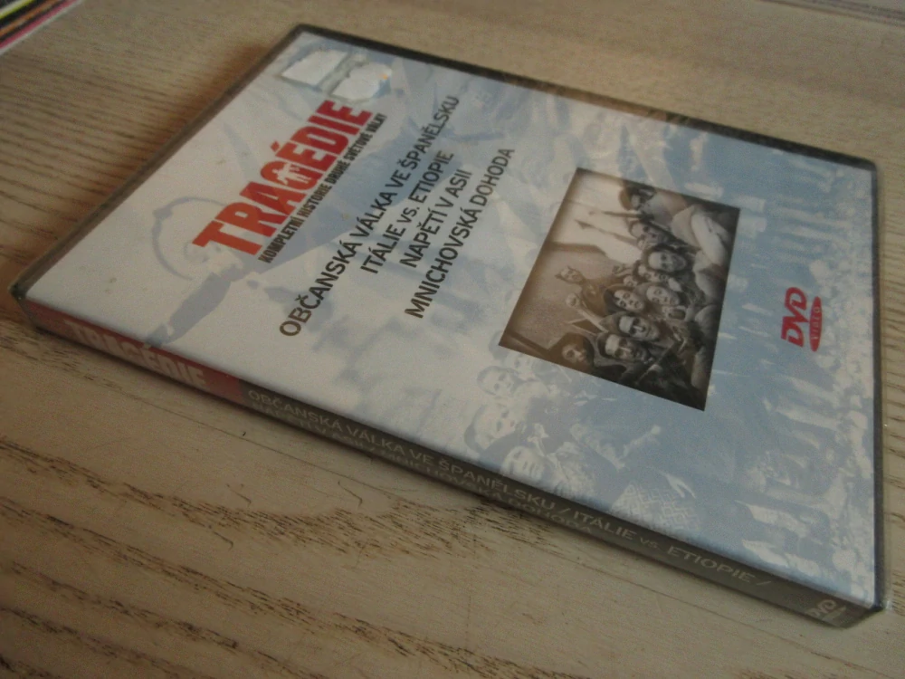 TRAGÉDIE, KOMPLETNÍ HISTORIE DRUHÉ SVĚTOVÉ VÁLKY, DVD FILM DOKUMENT