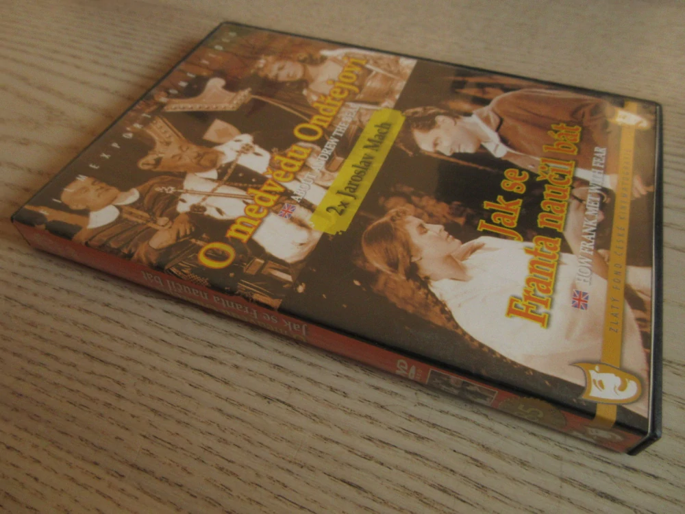 O MEDVĚDU ONDŘEJOVI, JAK SE FRANTA NAUČIL BÁT, DVD FILM