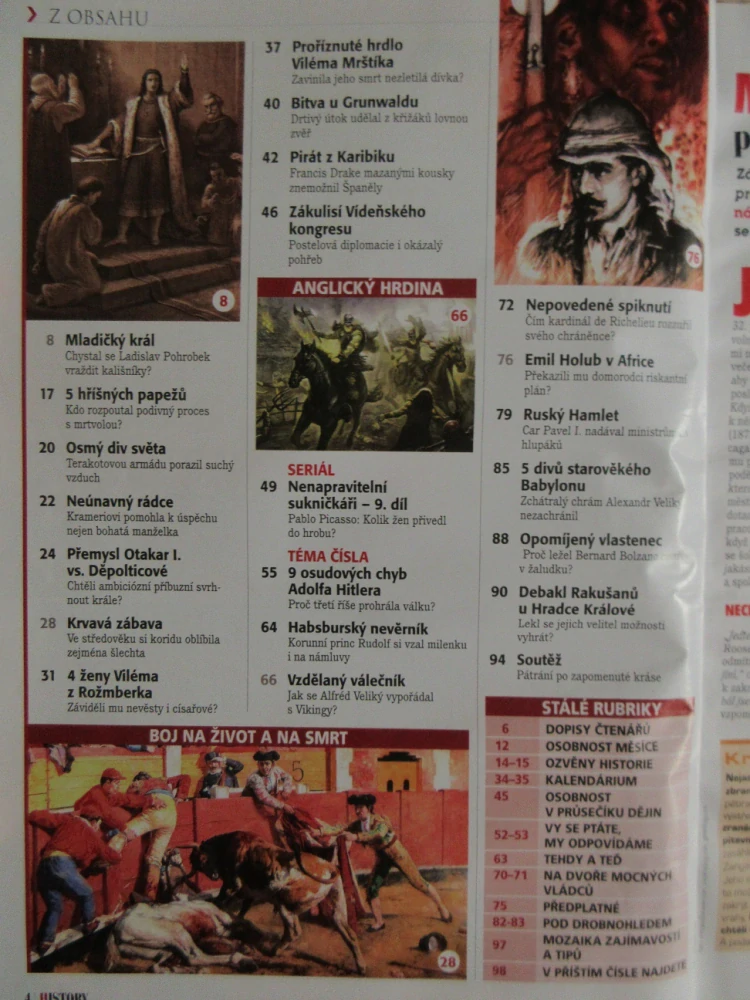 HISTORY REVUE 8/2015, ČASOPIS O HISTORII, 9 OSUDOVÝCH CHYB, KVŮLI KTERÝM HITLER PROHRÁL VÁLKU