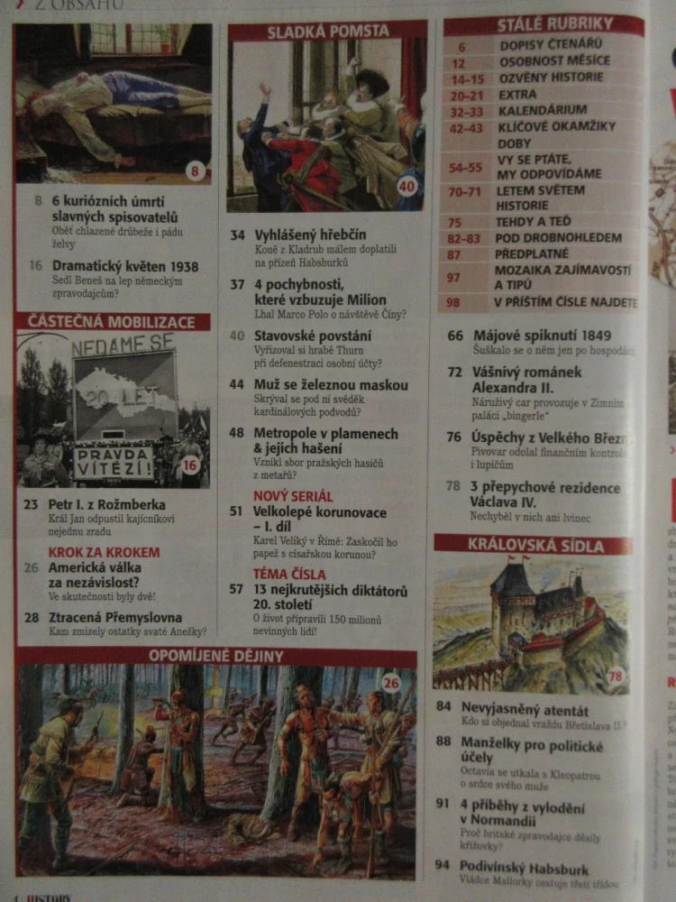 HISTORY REVUE 6/2017, ČASOPIS O HISTORII, 13 NEJKRUTĚJŠÍCH DIKTÁTORŮ 20. STOLETÍ