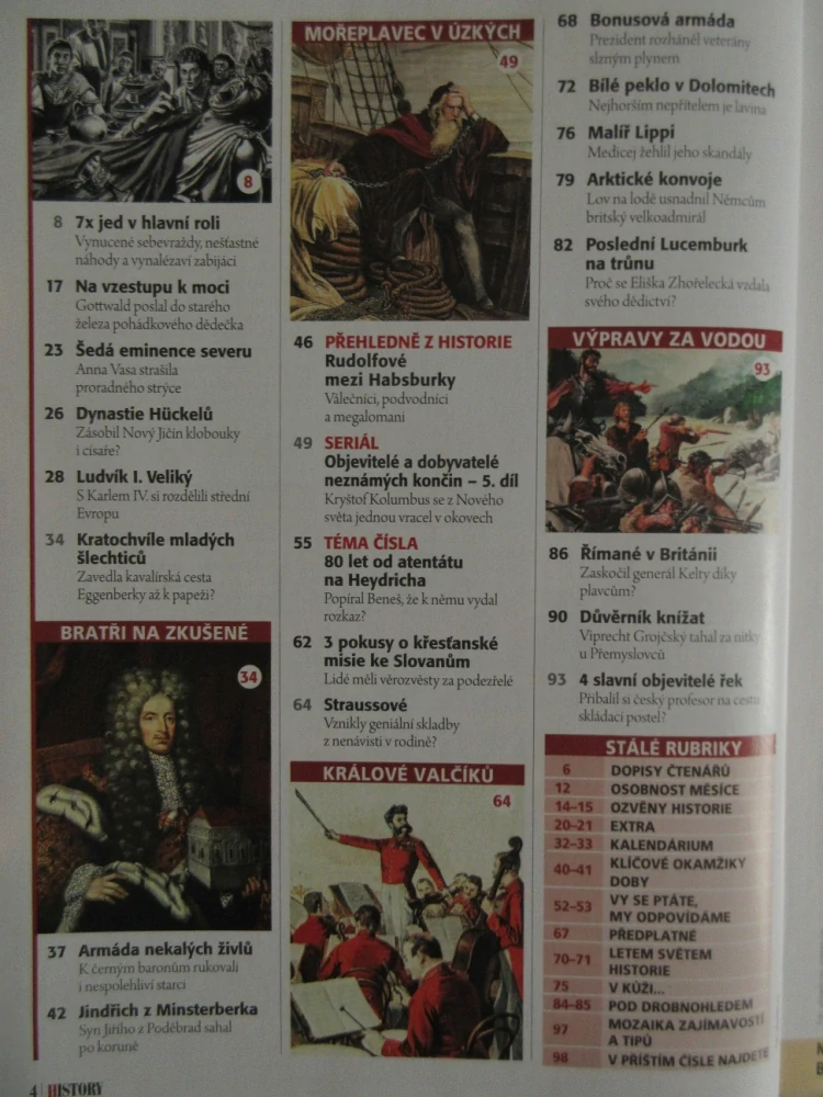 HISTORY REVUE 6/2022, ČASOPIS O HISTORII, 80 LET OD NEJODVÁŽNĚJŠÍ AKCE ČS. ODBOJE, ATENTÁT NA HEYDRICHA: VYMAZAL MNICHOVSKOU POTUPU?