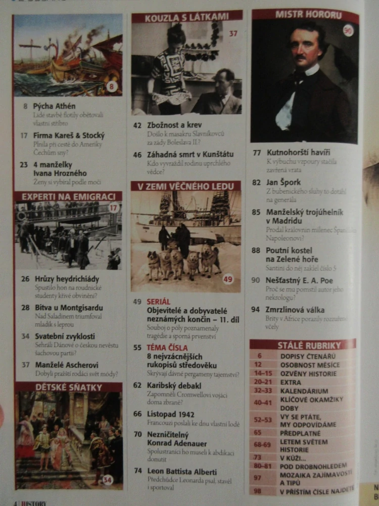 HISTORY REVUE 12/2022, ČASOPIS O HISTORII, TAJEMSTVÍ ĎÁBLOVY BIBLE: NAPSAL NEJVĚTŠÍ KNIHU SVĚTA JEDINÝ MNICH?