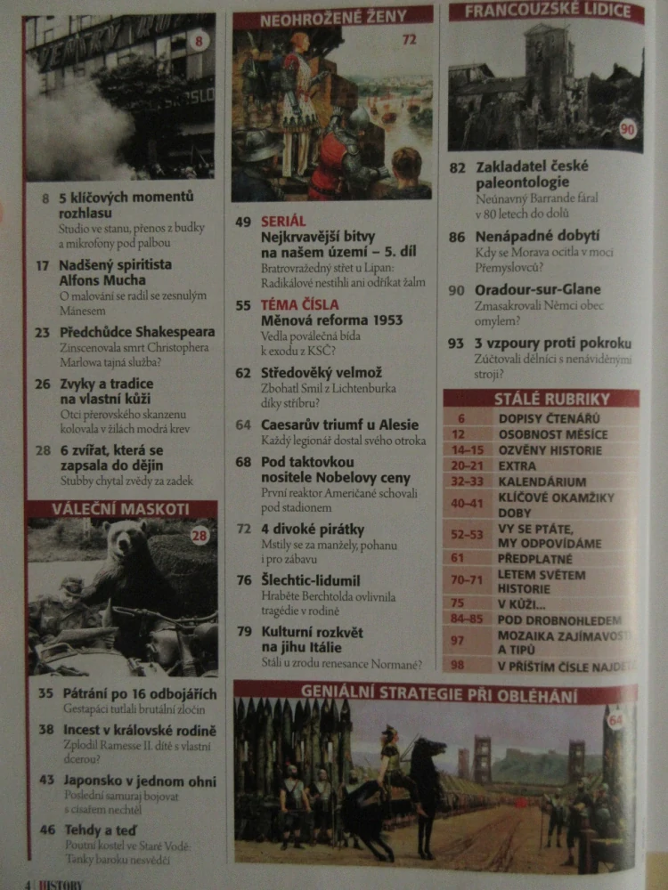 HISTORY REVUE 6/2023, ČASOPIS O HISTORII, NEJHORŠÍ LOUPEŽ V NAŠICH DĚJINÁCH: PROČ PŘIVEDLI KOMUNISTÉ LIDI NA MIZINU?