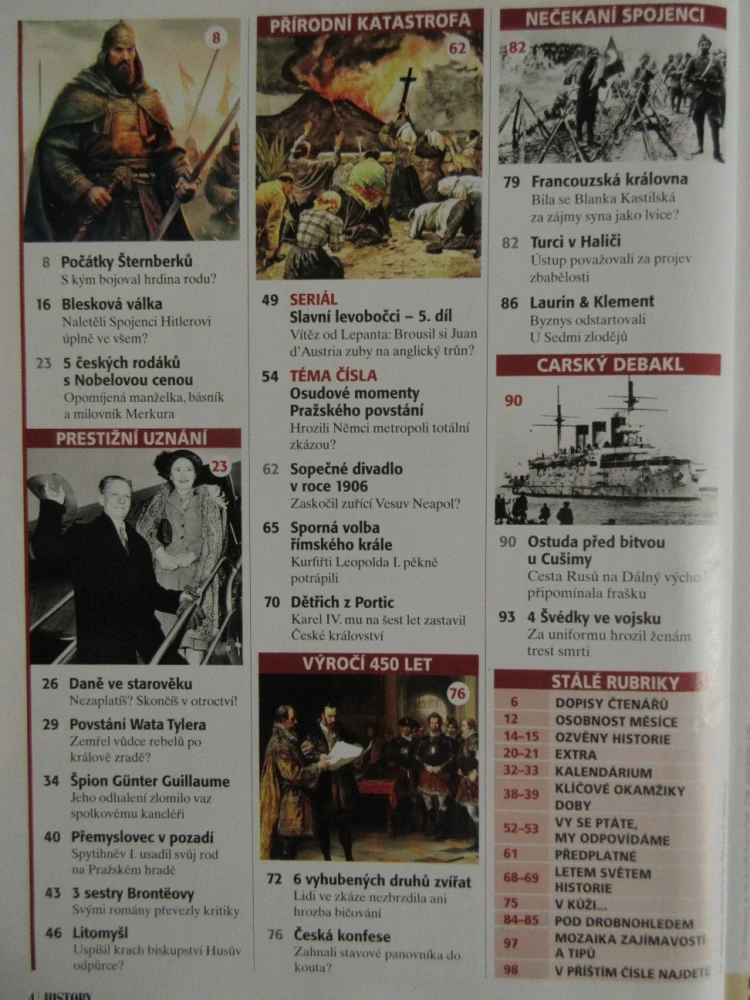 HISTORY REVUE 5/2025, ČASOPIS O HISTORII, OSUDOVÉ MOMENTY PRAŽSKÉHO POVSTÁNÍ