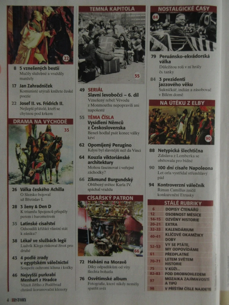 HISTORY REVUE 6/2025, ČASOPIS O HISTORII, KRVAVÉ ŠLECHTIČNY: 5 NEJKRUTĚJŠÍCH ŽEN, KTERÉ TÝRALY SLUŽEBNÉ A VRAŽDILY MANŽELY