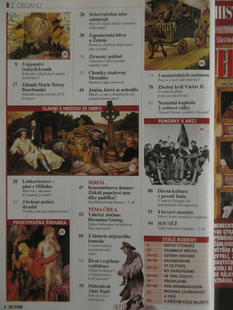 HISTORY REVUE 2/2010, ČASOPIS O HISTORII, 2 TVÁŘE GÖRINGA: PROČ VÁLEČNÝ ZLOČINEC ZACHRAŇOVAL ŽIDY Z KONCENTRÁKU?