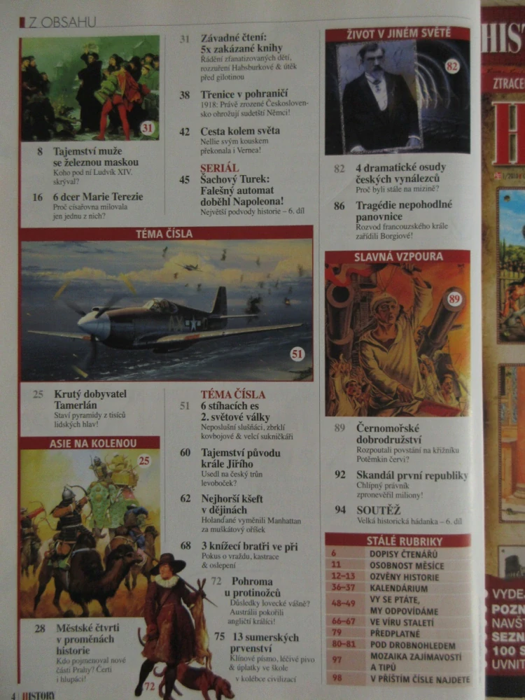 HISTORY REVUE 6/2010, ČASOPIS O HISTORII, ŽÁRLIVÉ DCERY MARIE TEREZIE: PROČ MILOVALA JEN JEDNU Z NICH?