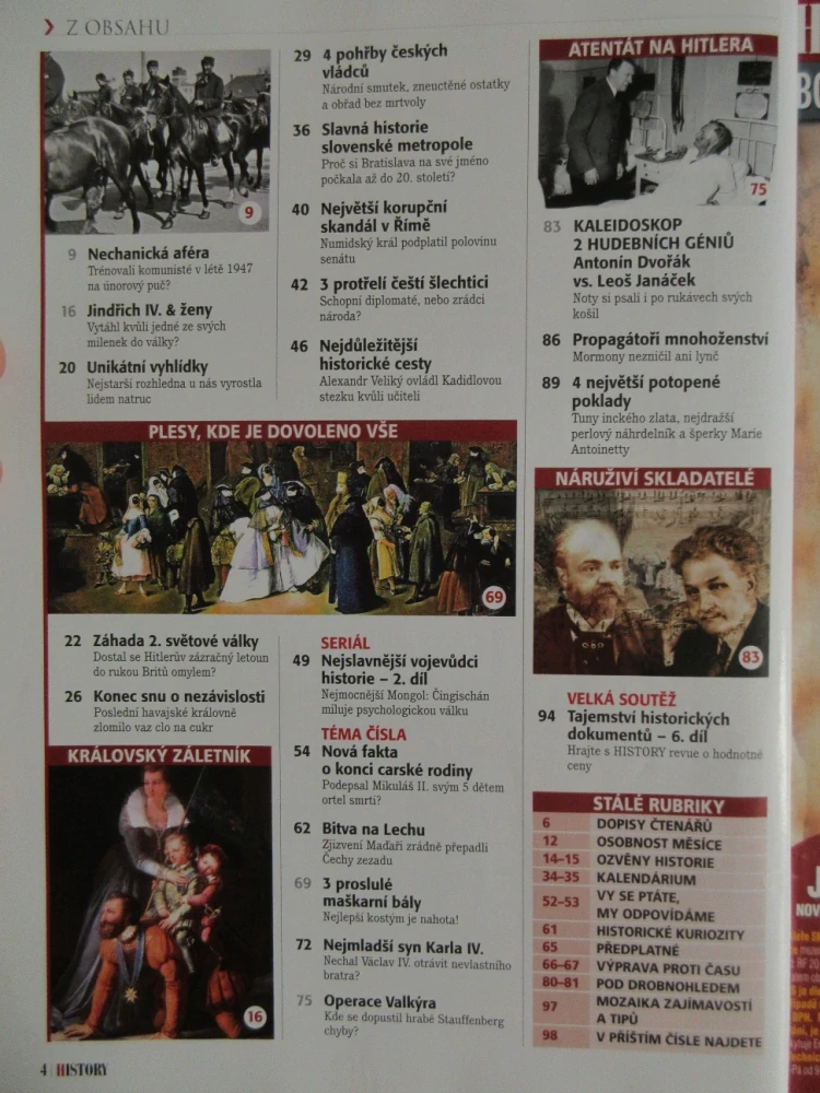 HISTORY REVUE 7/2012, ČASOPIS O HISTORII, NOVÁ FAKTA O KONCI CARSKÉ RODINY: PODEPSAL MIKULÁŠ II. SVÝM 5 DĚTEM ORTEL SMRTI?