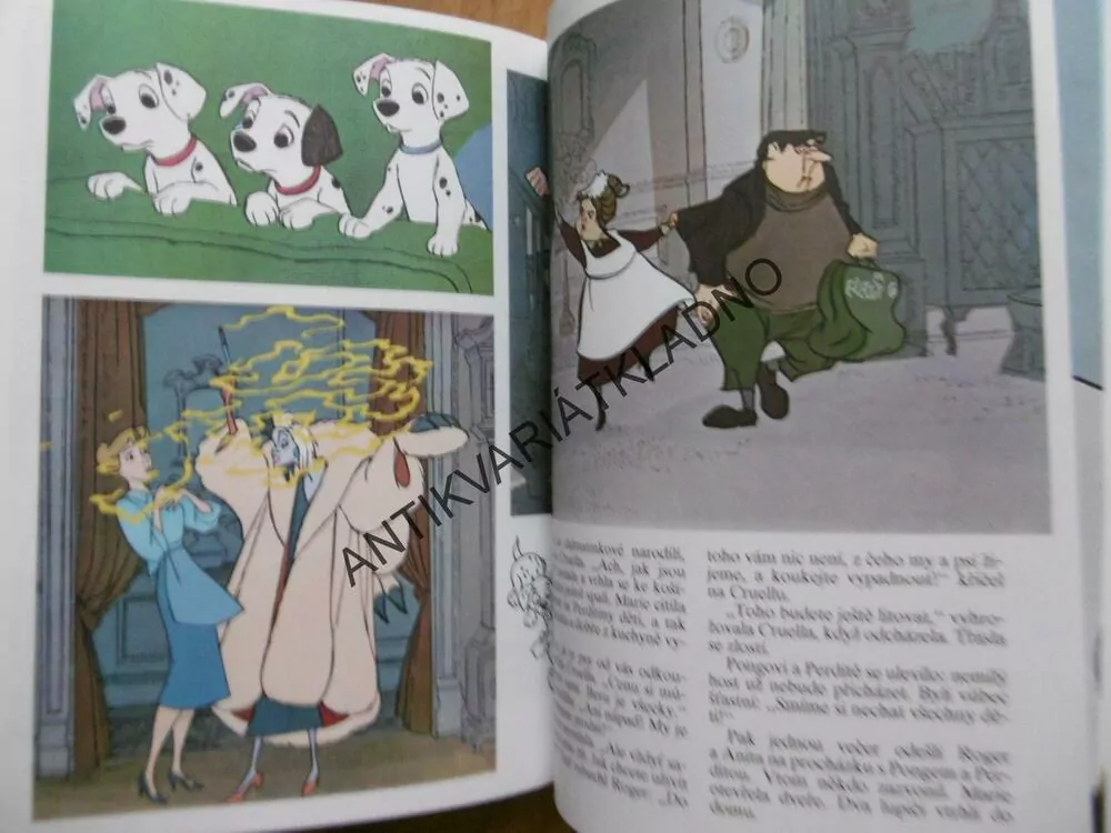 ŠÍPKOVÁ RŮŽENKA, ROBIN HOOD, 101 DALMATINŮ, WALT DISNEY, **an