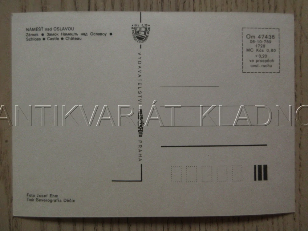 NÁMĚŠŤ NAD OSLAVOU, ZÁMEK, OKRES TŘEBÍČ, POHLEDNICE 1433