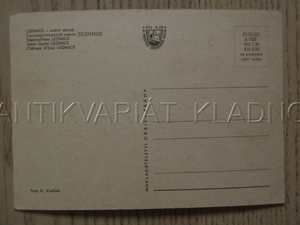 LEDNICE, STÁTNÍ ZÁMEK, OKRES BŘECLAV, POHLEDNICE 1439