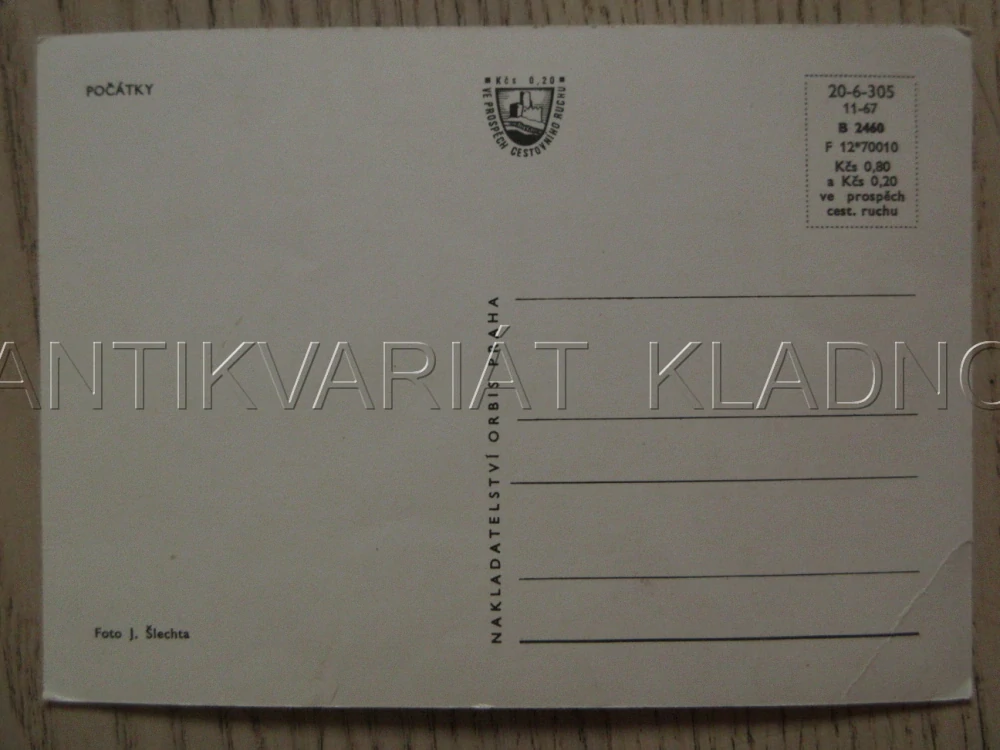 POČÁTKY, OKRES PELHŘIMOV, POHLEDNICE 1441