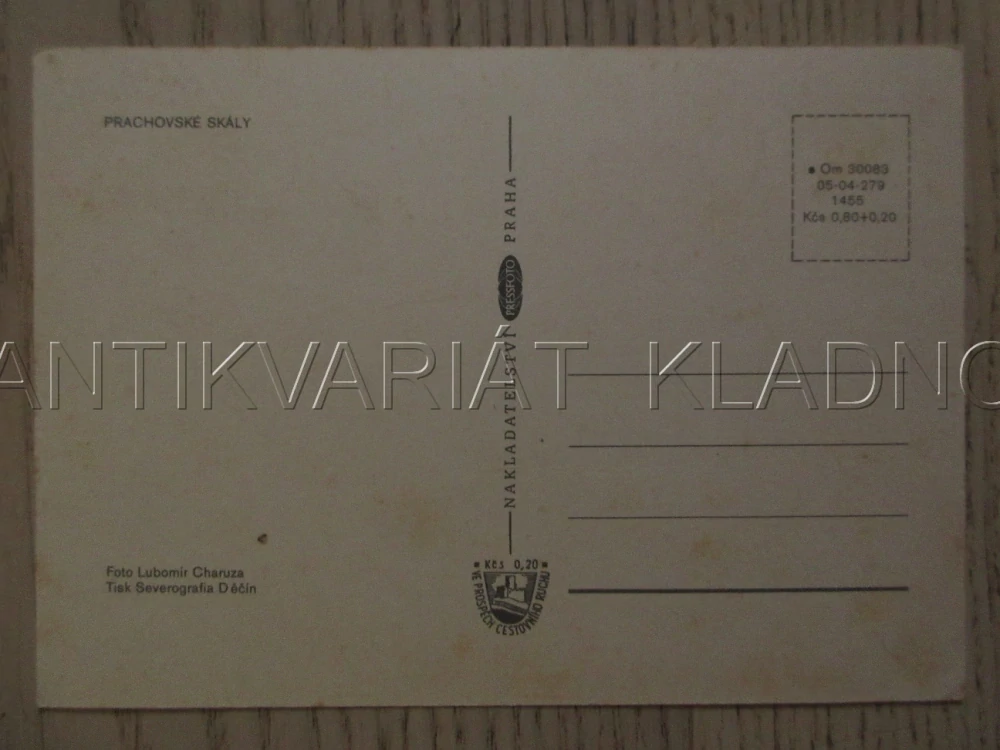 PRACHOVSKÉ SKÁLY, LEZECTVÍ, OKRES JIČÍN, POHLEDNICE 1498