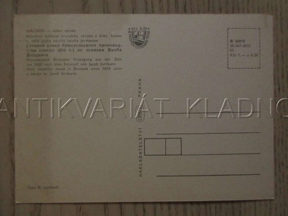 NÁCHOD, STÁTNÍ ZÁMEK, NÁSTĚNNÝ KOBEREC, OKRES NÁCHOD, POHLEDNICE 1504