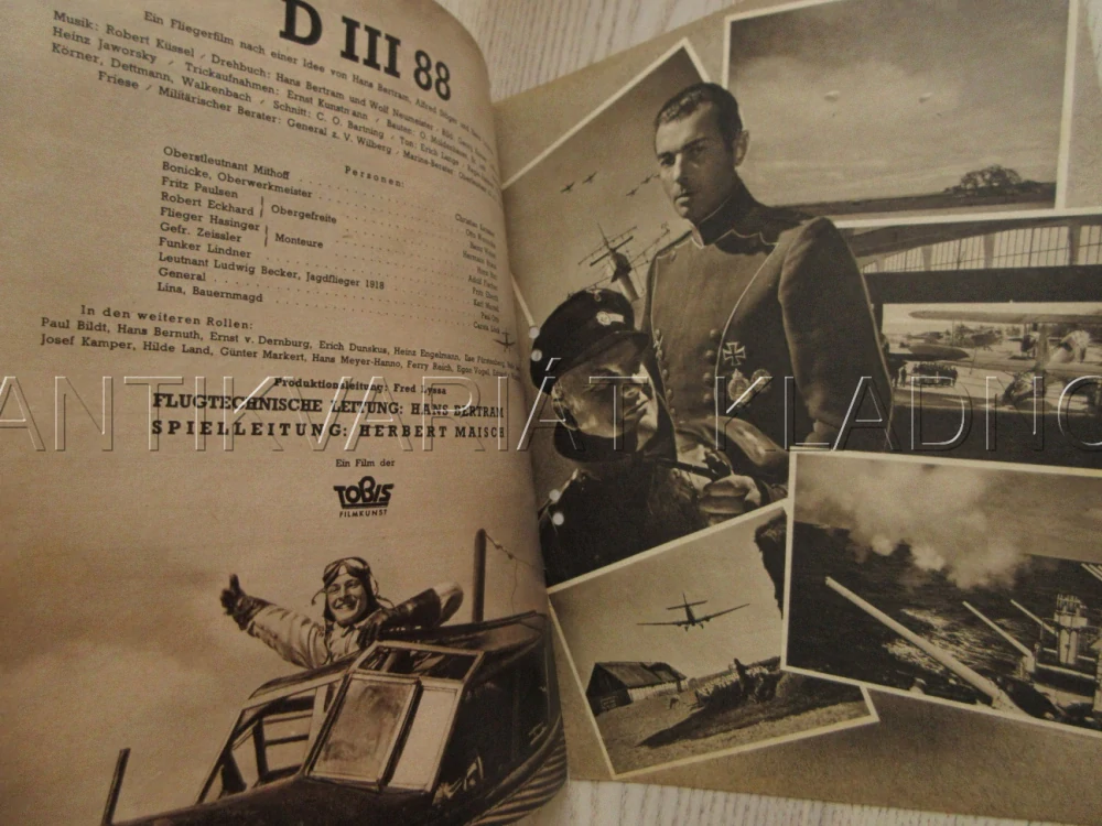 D III 88, CH. KAYSSLER, O. WENICKE, H. BRAUN, FILM NĚM. ŘÍŠE, FILM KURIER VBŠ Č. 2982