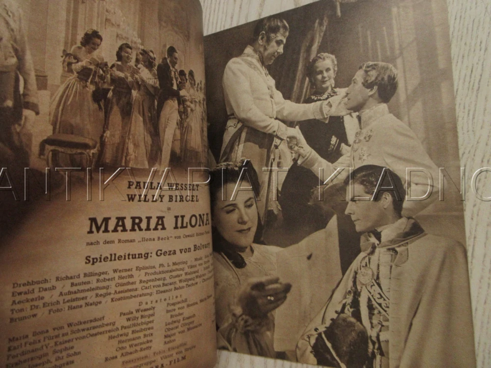 MARIA ILONA, P. WESSELY, W. BIRGEL, P. HÖRBIGER, FILM NĚM. ŘÍŠE, FILM KURIER VBŠ Č. 2998