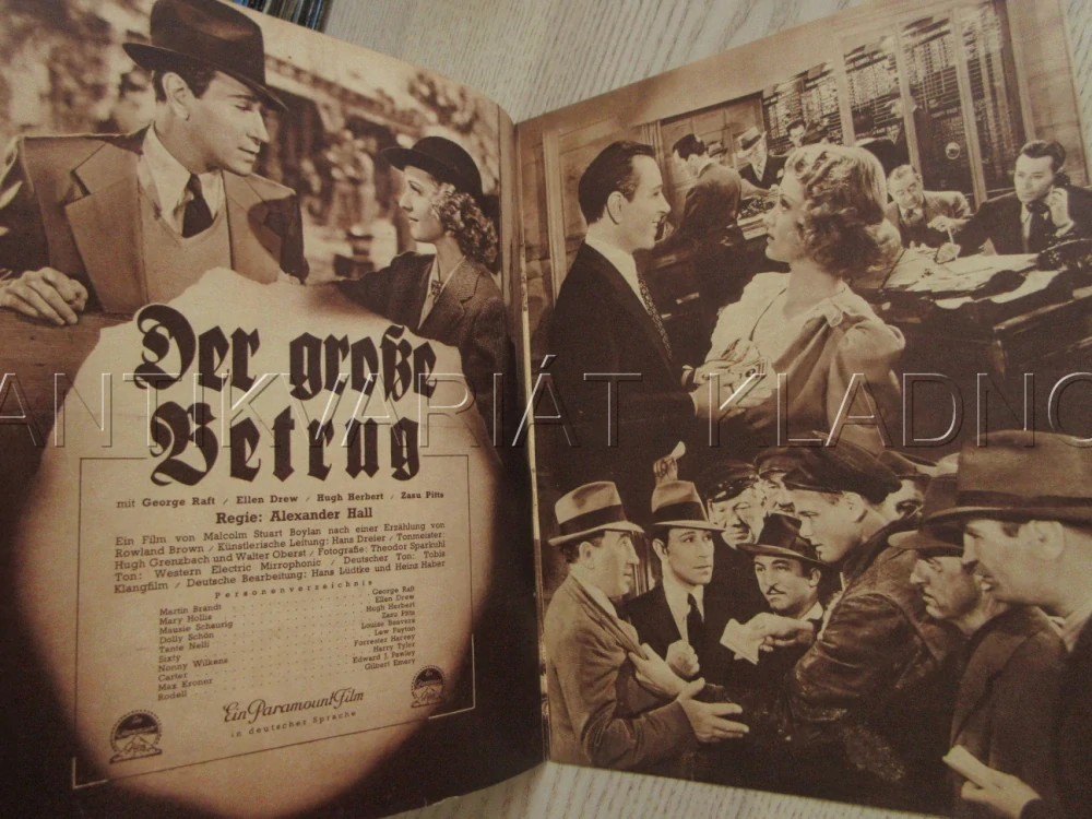 THE LADY'S FROM KENTUCKY, E. DREW, G. RAFT, H. HERBERT, FILM USA, FILM KURIER VBŠ Č. 2999