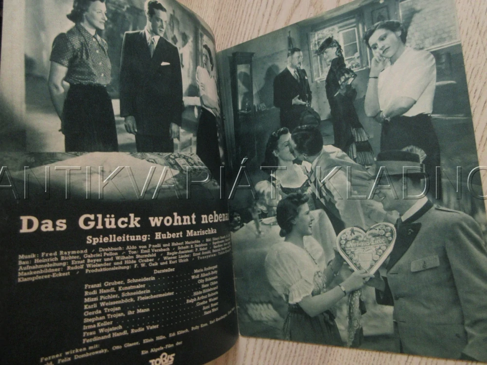ŠTĚSTÍ BYDLÍ OPODÁL, M. ANDERGAST, W. ALBACH-RETTY, O. HOLZMANN, FILM NĚM. ŘÍŠE, FILM KURIER VBŠ Č. 3014