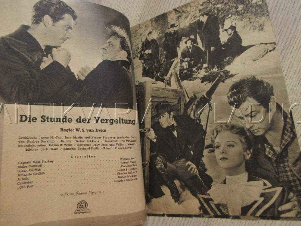 STAND UP AND FIGHT, W. BEERY, R. TAYLOR, F. RICE, FILM USA, FILM KURIER VBŠ Č. 3032