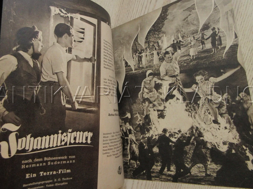 SVATOJÁNSKÉ OHNĚ, O. WERNICKE, G. MEYEN, E. V. KLIPSTEIN, FILM NĚM. ŘÍŠE, FILM KURIER VBŠ Č. 3038