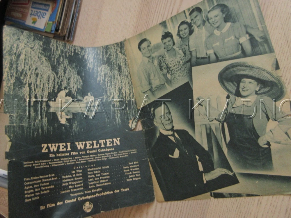 ZWEI WELTEN, I. WÜST, P. BILDT, H. WENDLER, FILM NĚM. ŘÍŠE, FILM KURIER VBŠ Č. 3049