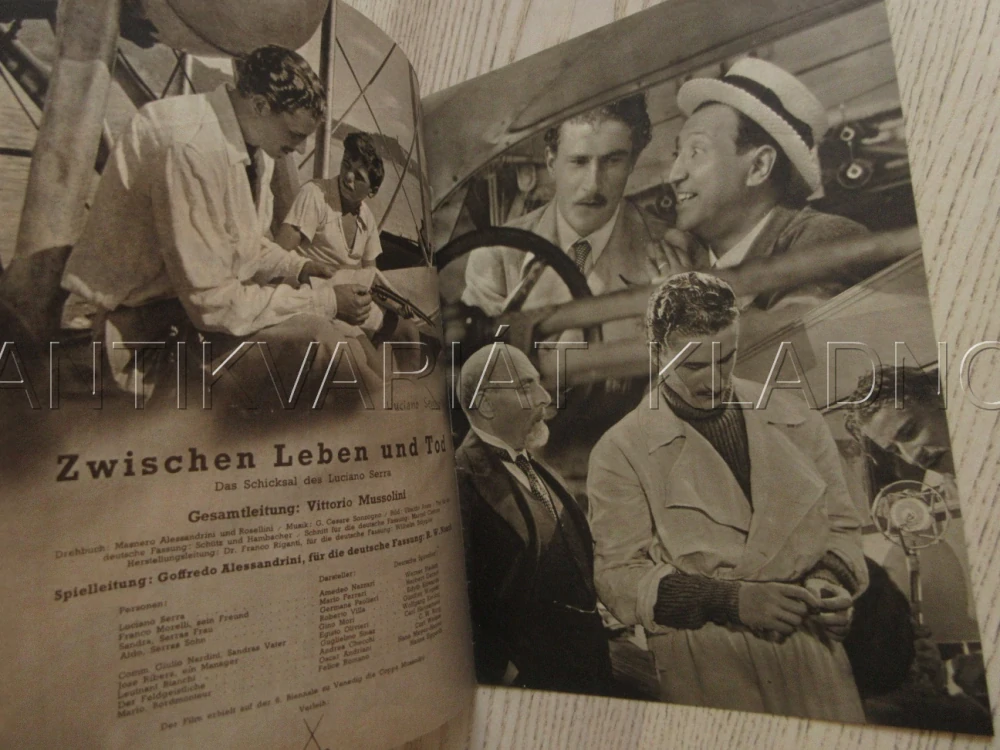 HRDINNÝ LETEC?, A. NAZZARI, M. FERRARI, R. VILLA, FILM IT, FILM KURIER VBŠ Č. 3060