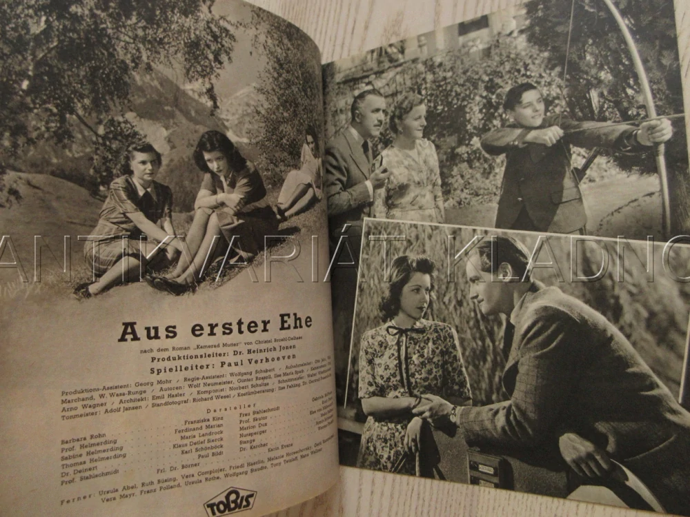 AUS ERSTER EHE, P. BILDT, F. KINZ, G. HOFFMANN, FILM NĚM. ŘÍŠE, FILM KURIER VBŠ Č. 3071