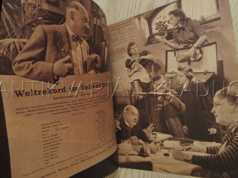 WELTREKORD IM SEITENSPRUNG, L. SCHMITZ, J. SERDA, C. JÜRGENS, FILM NĚM. ŘÍŠE, FILM KURIER VBŠ Č. 3072