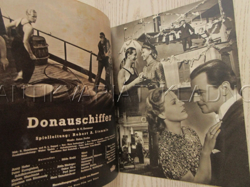 DONAUSCHIFFER, H. KRAHL, A. HÖRBIGER, O. SIMA, FILM NĚM. ŘÍŠE, FILM KURIER VBŠ Č. 3078
