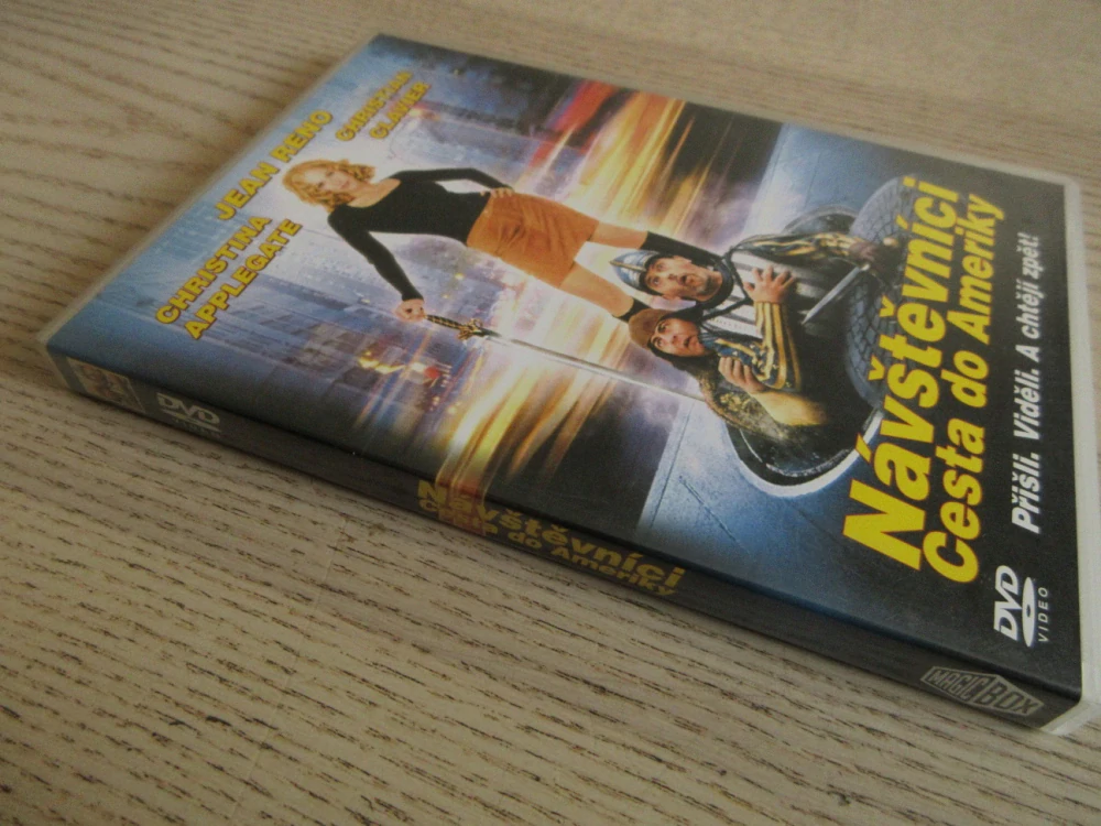 NÁVŠTĚVNÍCI CESTA DO AMERIKY, J. RENO, CH. CLAVIER, CH. APPLEGATE, DVD FILM