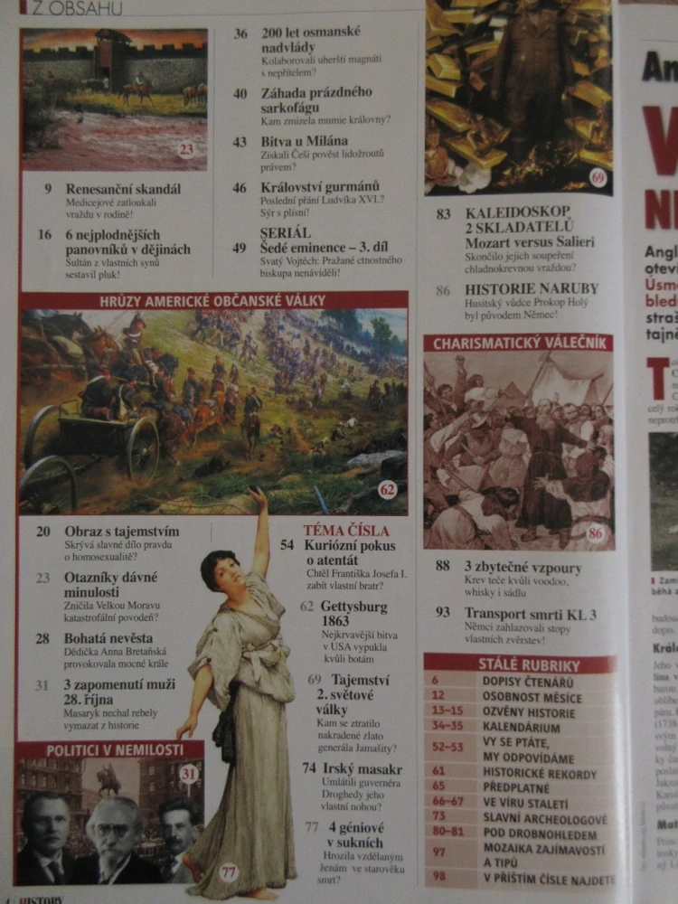HISTORY REVUE 1/2011, ČASOPIS O HISTORII, KURIÓZNÍ POKUS O ATENTÁT: CHTĚL FRANTIŠKA JOSEFA I. ZABÍT VLASTNÍ BRATR?