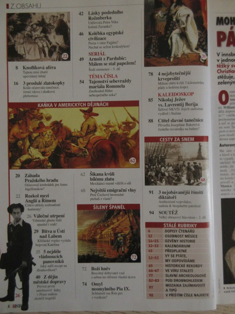 HISTORY REVUE 3/2011, ČASOPIS O HISTORII, TAJEMSTVÍ SEBEVRAŽDY MARŠÁLA ROMMELA: ZNEŠKODNIL HITLER NEBEZPEČNÉHO SOKA?