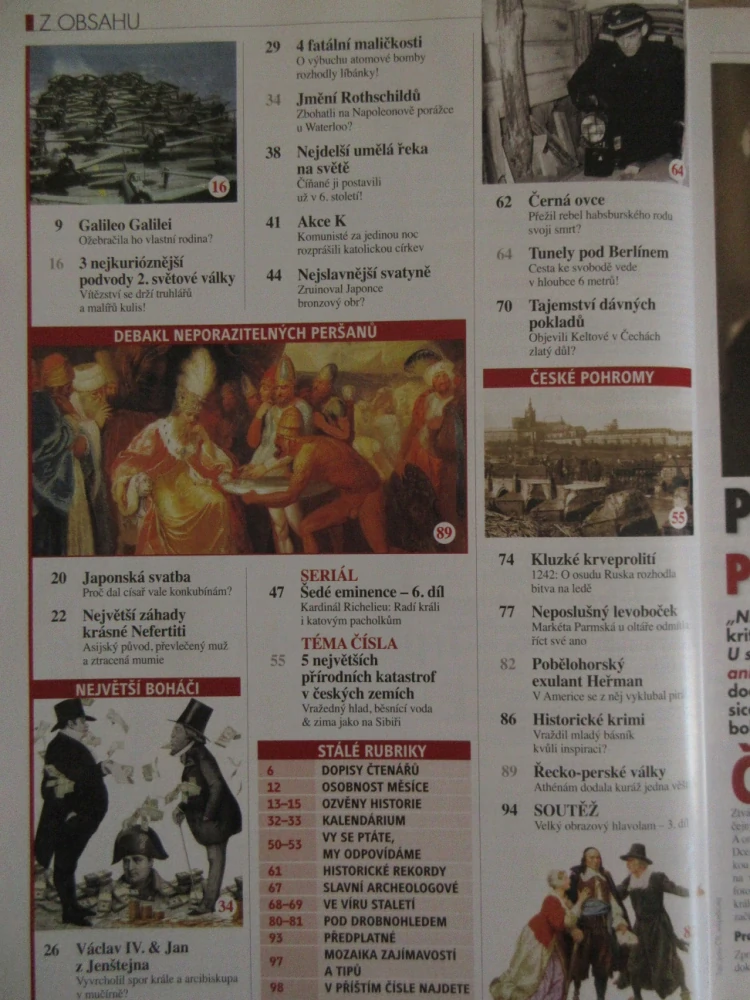 HISTORY REVUE 4/2011, ČASOPIS O HISTORII, CO SE SKRÝVÁ ZA ZÁHADNOU SMRTÍ NEFERTITI?