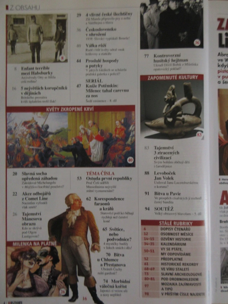 HISTORY REVUE 6/2011, ČASOPIS O HISTORII, PROČ ČEŠI UDĚLILI MUSSOLINIMU NEJVYŠŠÍ STÁTNÍ VYZNAMENÁNÍ?