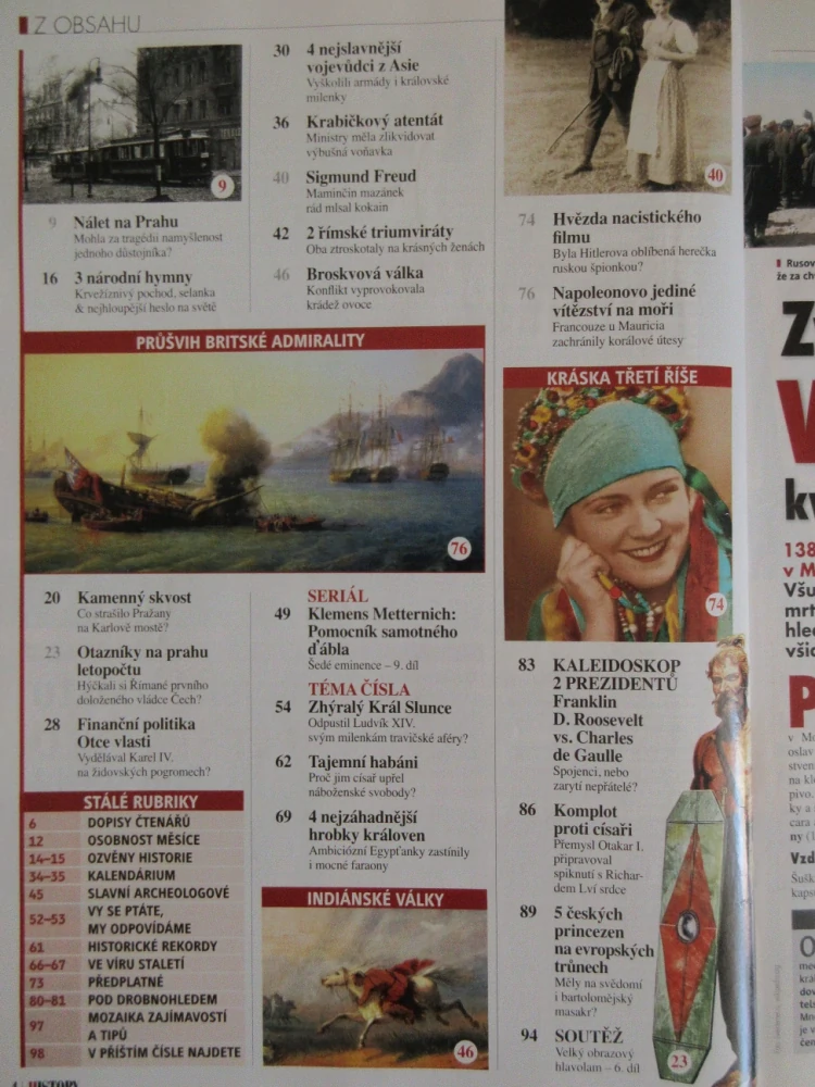 HISTORY REVUE 7/2011, ČASOPIS O HISTORII, ODPUSTIL LUDVÍK XIV. SVÝM MILENKÁM TRAVIČSKÉ AFÉRY?