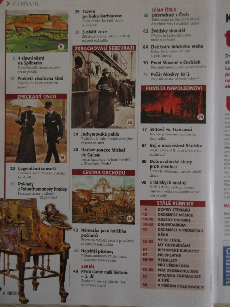 HISTORY REVUE 6/2013, ČASOPIS O HISTORII, PROKLETÁ CÍSAŘOVNA SISSI: POMOHLA DO HROBU VLASTNÍMU SYNOVI?
