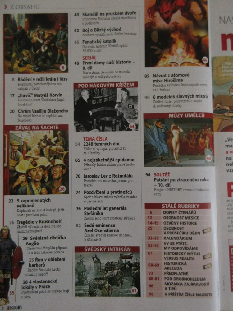 HISTORY REVUE 11/2013, ČASOPIS O HISTORII, ROZPOUTAL BARTOLOMĚJSKOU NOC ZABIJÁK Z ČECH?