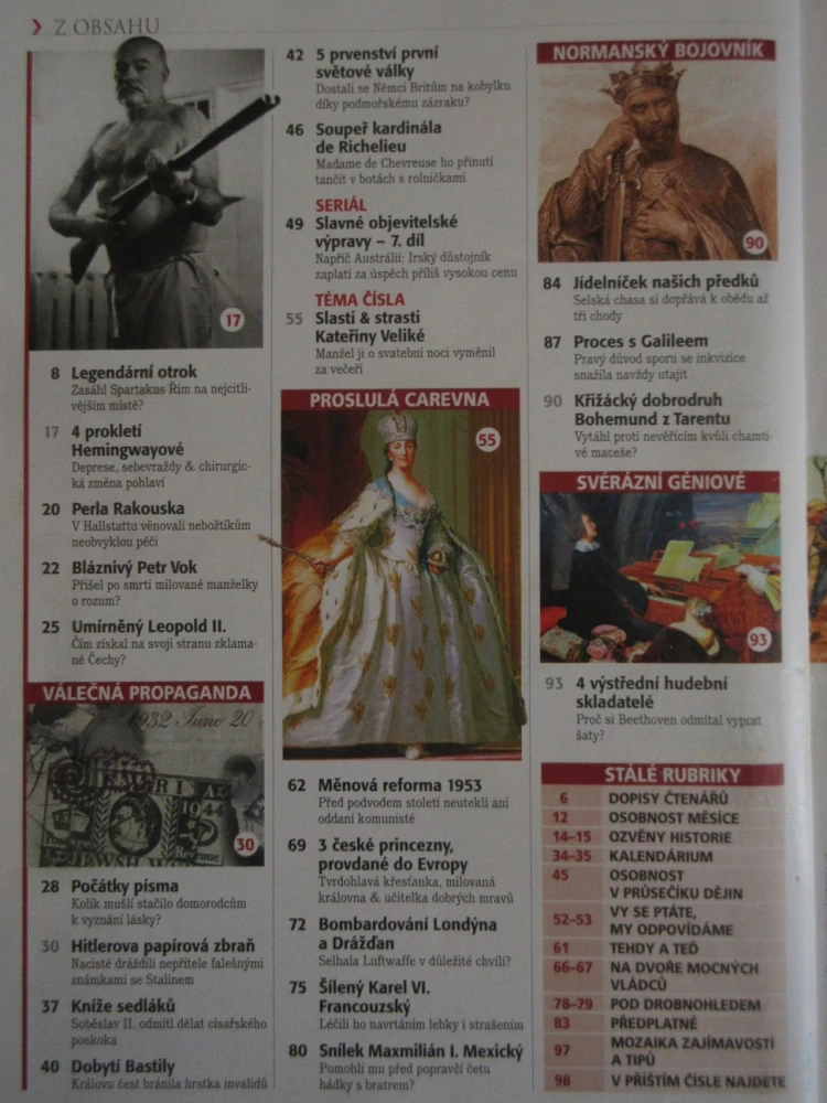HISTORY REVUE 8/2014, ČASOPIS O HISTORII, ZASÁHL SPARTAKUS ŘÍM NA NEJCITLIVĚJŠÍM MÍSTĚ?