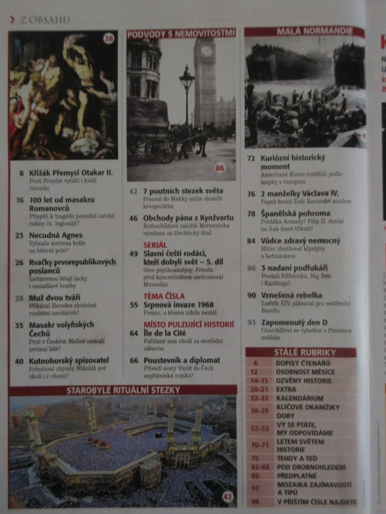 HISTORY REVUE 8/2018, ČASOPIS O HISTORII, 100 LET OD MASAKRU ROMANCŮ